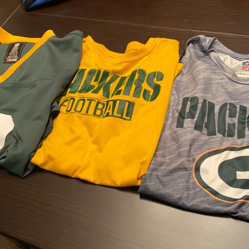 Bundle- GreenBay Packer NFL clothing Boys L